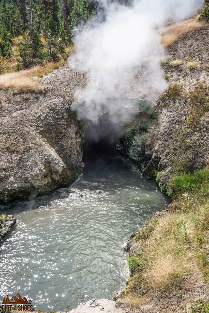 A Few Yellowstone Steam Devils 