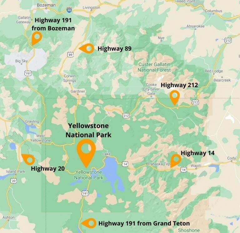 How To Get To Yellowstone National Park (Best Airports And Roads ...