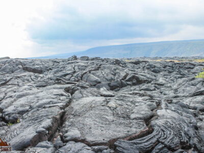 Lava rock field in Hawai'i Volcanoes National Park