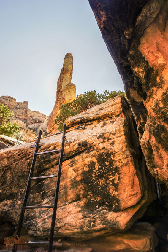 Obstacle 4 on the Druid Arch Trail in Canyonlands National Park | Dirt In My Shoes